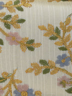 Women White & Gold-Toned Embroidered Party Box Clutch